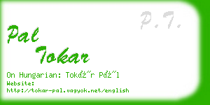 pal tokar business card